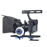 Maxbell DSLR Camera Video Cage Stabilizer+Follow Focus+Matte Box For Sony A7 A7R #1