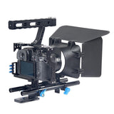Maxbell DSLR Camera Video Cage Stabilizer+Follow Focus+Matte Box For Sony A7 A7R #1
