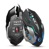 Max ABS Plastic Wired Gaming Mouse LED Optical USB Computer Mouse (Black)