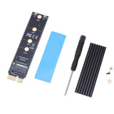 Max NVMe M.2 NGFF SSD to PCIE 3.0 Adapter Expansion Card with Heatsink Case