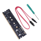 Max DDR2 SATA to M.2 (NGFF) Solid State Drive SSD Riser Card Expansion Card