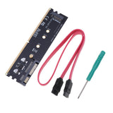Max DDR2 SATA to M.2 (NGFF) Solid State Drive SSD Riser Card Expansion Card