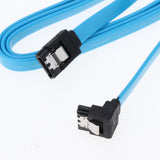 Max SATA3.0 Hard Disk Data Cable High Speed 6Gb/s Serial Locking Clips Lead 1m