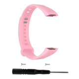 Max Soft Wristband For Huawei Honor 3 Smart Watch Replacement Strap Pink