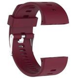 Max Soft Wristband Smart Watch Replacement Strap Watch For Polar V800 Wine Red