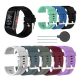 Max Soft Wristband Smart Watch Replacement Strap Watch For Polar V800 Wine Red