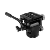 Max 3-Way Fluid Drag Video Ball Head Quick Release Plate for Tripod Camera