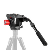 Max 3-Way 360 degree Panoramic Tripod Fluid Drag Pan Head W/ Quick Release Plate