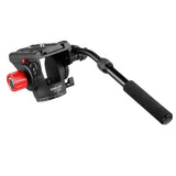 Max 3-Way 360 degree Panoramic Tripod Fluid Drag Pan Head W/ Quick Release Plate