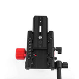 Max 3-Way 360 degree Panoramic Tripod Fluid Drag Pan Head W/ Quick Release Plate