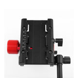 Max 3-Way 360 degree Panoramic Tripod Fluid Drag Pan Head W/ Quick Release Plate