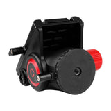 Max 3-Way 360 degree Panoramic Tripod Fluid Drag Pan Head W/ Quick Release Plate