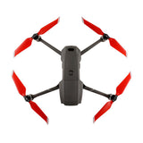 Maxbell Low-Noise Propellers for MAVIC PRO/ZOOM Drone Quadcopter Replacement Red