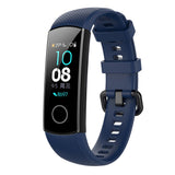 Max Soft Wristband For Huawei Honor 4 Smart Watch Replacement Strap Dark Blue 1