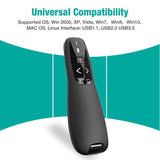 Maxbell 2.4Ghz USB R400 Wireless Presenter Red Laser Pointer PPT Remote Control
