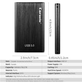 Maxbell Aluminum External 2TB SATA USB 3.0 2.5'' Hard Drive Disk 5Gb/s for PC Laptop