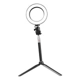 Max 7inch Dimmable LED Ring Light Camera Fill Light with Tripod and Selfie Stick