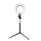 Max 7inch Dimmable LED Ring Light Camera Fill Light with Tripod and Selfie Stick