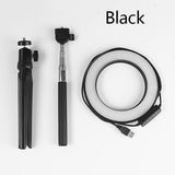 Max 7inch Dimmable LED Ring Light Camera Fill Light with Tripod and Selfie Stick