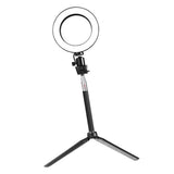 Max 7inch Dimmable LED Ring Light Camera Fill Light with Tripod and Selfie Stick