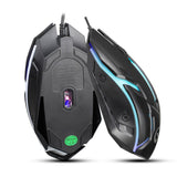 Max 2400DPI LED Optical USB Wired Gaming Mouse 3 Buttons Gamer Computer Mice