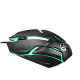 Max 2400DPI LED Optical USB Wired Gaming Mouse 3 Buttons Gamer Computer Mice