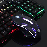 Max 2400DPI LED Optical USB Wired Gaming Mouse 3 Buttons Gamer Computer Mice