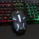 Max 2400DPI LED Optical USB Wired Gaming Mouse 3 Buttons Gamer Computer Mice