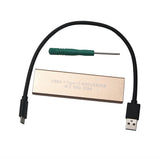 Max USB 3.1 Type-C to M.2 High Speed Mobile Hard Drive NGFF SSD Hard Disk