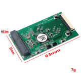 Max Mini MSATA PCI-E 1.8" SSD To 40 Pin ZIF CE Cable Adapter Converter Card