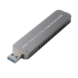Max 2in1 SSD Hard Disk Drive Case M.2 to USB3.1 Type-A/C NVMe PCIE HDD Enclosure