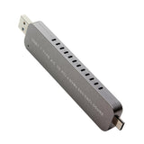 Max 2in1 SSD Hard Disk Drive Case M.2 to USB3.1 Type-A/C NVMe PCIE HDD Enclosure