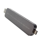 Max 2in1 SSD Hard Disk Drive Case M.2 to USB3.1 Type-A/C NVMe PCIE HDD Enclosure