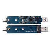 Max 2in1 SSD Hard Disk Drive Case M.2 to USB3.1 Type-A/C NVMe PCIE HDD Enclosure