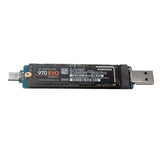 Max 2in1 SSD Hard Disk Drive Case M.2 to USB3.1 Type-A/C NVMe PCIE HDD Enclosure