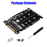 Max M.2 NVME SSD Key M/B SSD to U.2 SFF-8639 Adapter Converter Riser Card