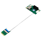 Max NGFF (M.2)  Key A/E  to PCI-E X1 Adapter Riser Card with USB 2.0 Port