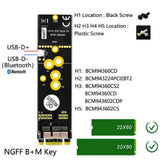 Max PCI-E Mini 12+6 Pin PCI Express Adapter Card for Mac BCM94360CD/43602CS