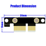 Max PCI-E Card PCIE X1 Extension Cable for Motherboard Extender Converter