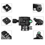 Max 360 Deg Rotate Camera Camcorder Tripod Monopod Ball Head Quick Release Plate
