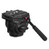 Max Video Tripod Fluid Drag Pan Head + Sliding Plate for DSLR Camera Camcorder