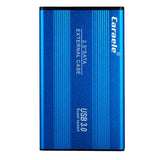 Maxbell Caraele USB3.0 External Mobile Hard Disk Storage Drive w/ Cover Blue 1T