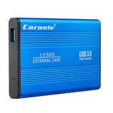 Maxbell Caraele USB3.0 External Mobile Hard Disk Storage Drive w/ Cover Blue 2T