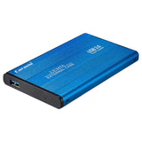 Maxbell Caraele USB3.0 External Mobile Hard Disk Storage Drive w/ Cover Blue 2T