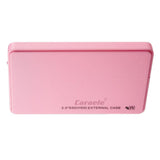 Maxbell Caraele USB3.0 External Mobile Hard Disk Storage Drive w/ Cover Red 2T