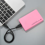 Maxbell Caraele USB3.0 External Mobile Hard Disk Storage Drive w/ Cover Red 2T