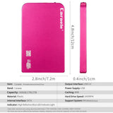 Maxbell USB 3.0 Portable SATA External Hard Drive Mobile Disk Enclosure  2TB