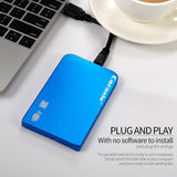 Maxbell USB 3.0  2.5"  SATA External Hard Drive Mobile Disk HD Enclosure Blue 1T