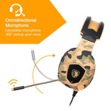 Maxbell SA818 Headset Gaming Headphones for Xbox One PC Earphone Mic yellow