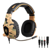 Maxbell SA818 Headset Gaming Headphones for Xbox One PC Earphone Mic yellow